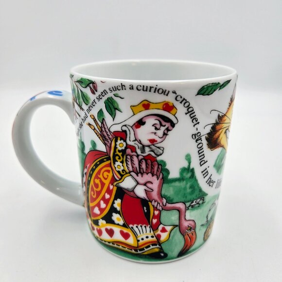 Alice In Wonderland Café By Paul Cardew Porcelain Coffee Tea Mug Cup England - Picture 14 of 16